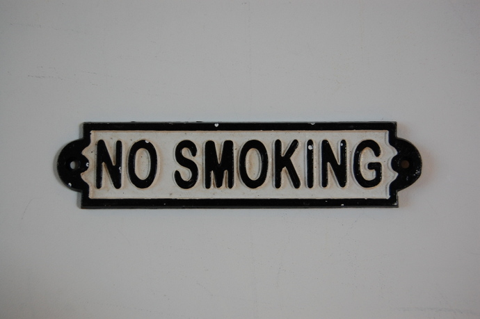NO SMOKING　サインプレート¥972