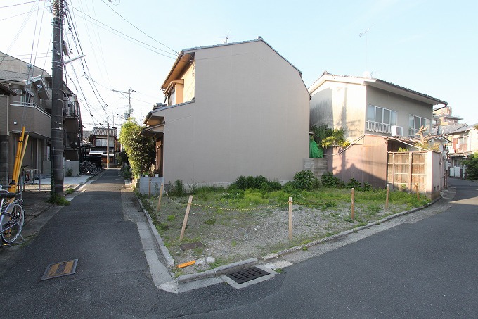 出町柳におこしやす　建築条件無し売土地　